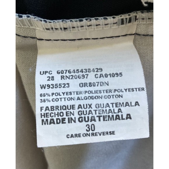 DICKIES Navy Blue Flat Front 6 Pocket Cargo Shorts Size 30 RN# 20697 NWOT - Picture 6 of 6